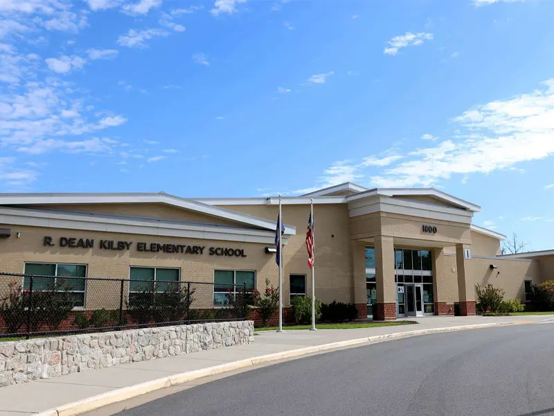 Kilby Elementary School building entrance